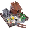 Moc City Farm Build Building Garden Garden Orchard Kozi się Końsko Pies Pies gniazd