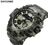 Relogio Mens Watch Luxury Camouflage Gshock Fashion Digital Led Date Men Men Outdoor Electronic Watches Man Gift Clock wristc7473335