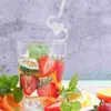 Disposable Cups Straws 2 Pcs S Straw Reusable Glass Drinking Clear Smoothie Glasses Design High Borosilicate Pregnant Woman