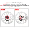 MUQZI 2PCS Centerlock Lock Ring MTB Road Bike Center Lock Adapter Cover For Front 9 12 15mm Rear 9 12 15 20mm Hub Thru Axle