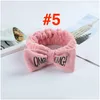 Diadema OMG Diadenta de diadema Mujeres Bownot Bands Cabeza elástica Wraps Turban Turban Linda banda de cabello Bow Bow para maquillaje de lavado de cara Spa yo otub8