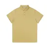 Summer Designer EssentialsWeatshirts T Shirt Męskie Mężczyznę Projektantka Polo koszula z popularnym klasycznym logo w kratę Bawełniane odzież Europejska rozmiar S-XL