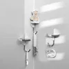 Crochets 90 ° -270 ° Rotation murale Murale de salle de bain rotation de salle de bain Rack de rangement étagère étanche