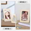 Frames 12 pcs DIY Cadre d'image en bois inachevé po vertical Desktop Home Child Kids Crafts