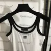 Sexy Sling Camis Girls Designer Camisoles Luxury Letters Design Tops 2 Colors Cotton Sport Camis Beach Casual Tees