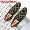 Casual Shoes High Quality Big Size 38-47 Herrläder Simple Non-Slip Breatble Loafers Man Party Punk Moccasins Dress Flats