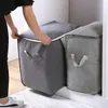 Storage Bags Viewing Window Non-Woven Quilt Bag Wardrobe Large Hand-Held Clothes Moving