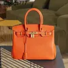 BK Designer lederen tassen handgemaakte high -end kwaliteit dames handtas met grote capaciteit mode echt pure merkuitrusting tas