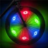 Plastic Bike Wheel Spoke Light Waterproof MTB Balance Bicycle LED Tyre Tire Flash Lights Colorful Warning Lamp Bike Accessories