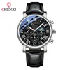 Orologi da polso Chenxi 973 uomini Quartz Watch Fashion Business Multi-Funzione Fase Moon Data Roma Dial Dial Dial del Dialga Polve