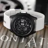 Wristwatches Men's Sports Digital Watches Luminous Round Dial Wrist With Adjustable Strap For Time Organizing & Meeting