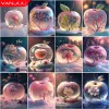 5d Diy Diamond Paintasy Fantasy Apple Full Circle Diamond Mosaic Krajobraz Diamentowy haft haftowy Rhinestone Home Dekoracja