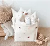 Baby Accessories Rangement Panier de rangement Organisateur Newborn Organize Panier Mommy Sac à bandoulière Sac Broderie ours Print Mom Sac Travel