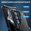 Shockprouse Ultra-Thin Mobile Case для Samsung Galaxy S22 Ultra S21 Fe S22 плюс A12 A22 A33 A73 A53 Тяжелая прочная крышка с прочными каплями