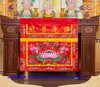 Decorative Figurines Wholesale Buddhist Taoism Item 100CM Temple Abbey Shrine Worship Buddha Embroidery Altar Table Enclosure Wall Hanging