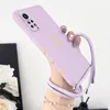 Gemini Love Crossbody Lanyard Silicone Phone Case per Xiaomi Redmi Note 11 Pro Plus 12Pro Plus 11 11S 10 Pro 12 9S 8 Pro Cover