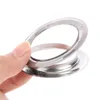 10 par/pack eyele gardinringar gardin grommet topp silver metall ring rubrik gardin tillbehör monteras med en press