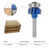 Xcan Milling Cutter 1/4 "Coin de tige d'arrondissement Bits Router Bit Wood Gravure Bit Mill de chanfrein pour outil de travail du bois