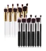 Whole 2016 10 PCSSET Professional Cosmetic Makeup Tool Brushes Set for Powder Eyeshadow Foundation Make Up Set MAQ4301430