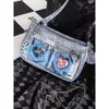 HAEX Y2K Women Bag Trend Denim Tie Dye Idol Card Ita Bags Subculture Harajuku Bolso Mujer Fashion Sac A Main Femme 240402