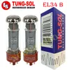 Helt ny Tung-Sol EL34 EL34B VACUUM TUBE HIFI Audio Ventil Ersätt 6ca7 6p3p 6l6 Elektroniskt rörförstärkarkit DIY Matchad Quad