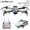 DRONES LU3 GPS 8K 5G HD Drone Professional Dual Camera Aerial Photography WiFi FPV Hinder Undvikande Quadcopter RC Distance 6000m