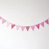 Feestdecoratie baby shower banner verjaardag voor jongensmeisje slingerdier papier hangende bunting vlag geslacht onthulling decoraties