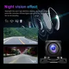 Podofo 10.26'' Car DVR HD Driving Recorder Carplay Android Auto Dashboard Car Monitor Loop Recording AI Voice Rearview Camera