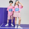 NUOVI BASSI BAZZ DANCE ABBIGLIAMENTO GIURNI SHIRT SHIRT SCADA PROGLIO DI DANZA HIP HP DANCE BAMBINI SPETTAMENTO GUIDAGGIO