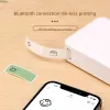 Printers labelen printer Home Thermische zelfverdedige handheld draagbare Bluetooth Mini -labels bevatten een rol labelpapier