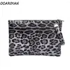 Shoulder Bags Casual For Women 2024 Animal Print Leopard Clutch Female Fashion Design Leather Wallet Messenger Bag Ladies Elegant Handbag