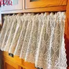 American Country Crocheted Hollo Short Tende per la geometria della cucina Mezza tende per porte per porta e finestra #A136