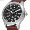 Armbanduhren 40 -mm -Piloten mit Super BGW9 Luminous Dial aus Edelstahl Hülle Saphirkristall -AR -Beschichtung