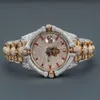 럭셔리 모습 완전히 시계 아웃을위한 아이스 아웃 남자 여자 최고의 장인 정신 힙합 산업 고급스러운 61777을위한 독특하고 비싼 모랑 다이아몬드 시계