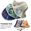 Brede rand hoeden lente zomer draagbare big visors sunshade stro hoed visser cap zonnebrand