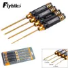 4 PCS HEX SCREW DRIVER SET TITANIUM PLATING HÄRDE 1,5 2,0 2,5 3,0 mm skruvmejsel RC -verktyg för RC -helikopter RC -leksaker (1 SET)