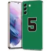 Баскетбол 23 Прозрачный корпус для Samsung Galaxy S24 S23 S22 S20 S21 Fe Ultra S24 S23 S10 S10E S9 S8 Plus 5G Shock -Respere Shell