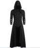 Médiéval Victorien Adultes femmes hommes long manteau gothique manteau steampunk manteau à capuche dig vampire créateur cosplay costumes for Halloween