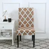 Chair Covers Printed Cover Stretch Seat Dining Protector Slipcover Room Chairs For Kitchen Decoration