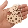 Creative Handmade Diy Hollow Carving Wood Crafts Christmas Tree Decorations For Home Xmas Ornaments Hanging Pendants Navidad