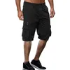 Shorts Shorts da uomo con abbigliamento da lavoro tascabile 2024 pantaloni casual sciolte estate