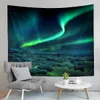 Northern Lights Tapestry Mountains Sea Tapestry Natural Landscape Tapestry Art Home Living Room Bedroom Dorm Decor Tapefries