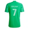 24 25 Seattle Sounders ROLDAN Men Soccer Jerseys MORRIS RUIDIAZ DE LA VEGA ATENCIO Home Green Shirt Short Sleeves Adult Uniforms