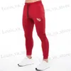 Men's Pants Joggers Mens Sweatpants Double Zipper Printed Casual Trousers Sports Straight Pants Gym Running Training Sweatpants T240411