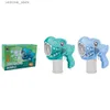 Песчаная игра с водой Fun Dino Bubble Gun Автоматическое пузырьковое пистолет встроенный встроенный