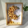 Frames en profondeur 5cm DIY 3D Cadre PO en bois pour afficher des œuvres tridimensionnelles Nordic Wood Picture Decor