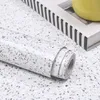 Glansigt marmorpapper för kök bänkskiva vinyl självhäftande vattentät avtagbar tapet pvc granit vit marmor klistermärke