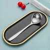 Baking Tools Korean Stainless Steel Thickening Spoon Creative Long Handle El Pot Soup Ladle Home Kitchen Cooking