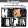 Bolsas de almacenamiento plegable Organizador de zapatos de la cama Caja no tejida a prueba de polvo con zapatos de ahorro de espacio transparente