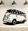 Res Camper Van Vinyl Wall Sticker Travel Bussstil Väggdekor Borttagbar husbil Tribute Wall Art Poster Auto Car Murals AZ305 205540123